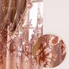 1Pc Flower Jacquard Tulle Window Curtain Drape Bedroom Balcony Living Room Decor Live City Fashion Home Decor
