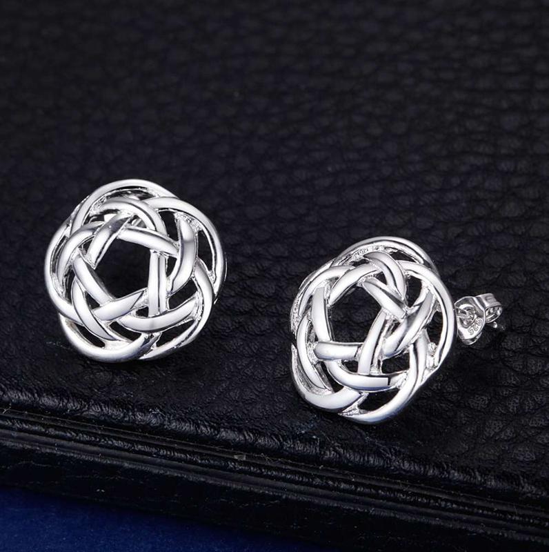 925 Sterling Silver Earrings High Quality for Women Exquisite Student Girlfriend Jewelry Accessories Wedding Fashion Gift
