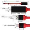 Usb 3.1 Type C To Hdmi Cable Adapter Converter 2M Hd 1080P 4K Hdtv Splitter Cable for Samsung Galaxy S10 / 9/8 Phone Projector Tv