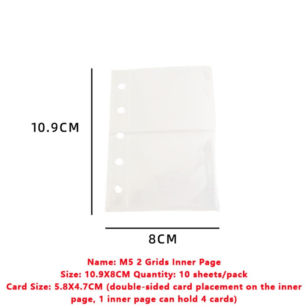 Replaceable Refill 3inch Card Storage Booklet Loose-leaf Photocards Holder  Gift