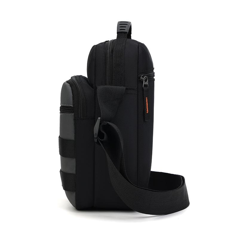 Men's Traveling Shoulder Bag Fashion Casual Patchwork Handbag High Quality Oxford Cloth Waterproof Multifunctional Crossbody Bag