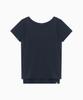 Ohesio Two-Way Layered T-Shirt, Navy