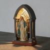 Cathedral LED Prayer Shrine Night Light Religious Table Lamp with Illuminated Arch Spiritual Gifts for Women Men Christian