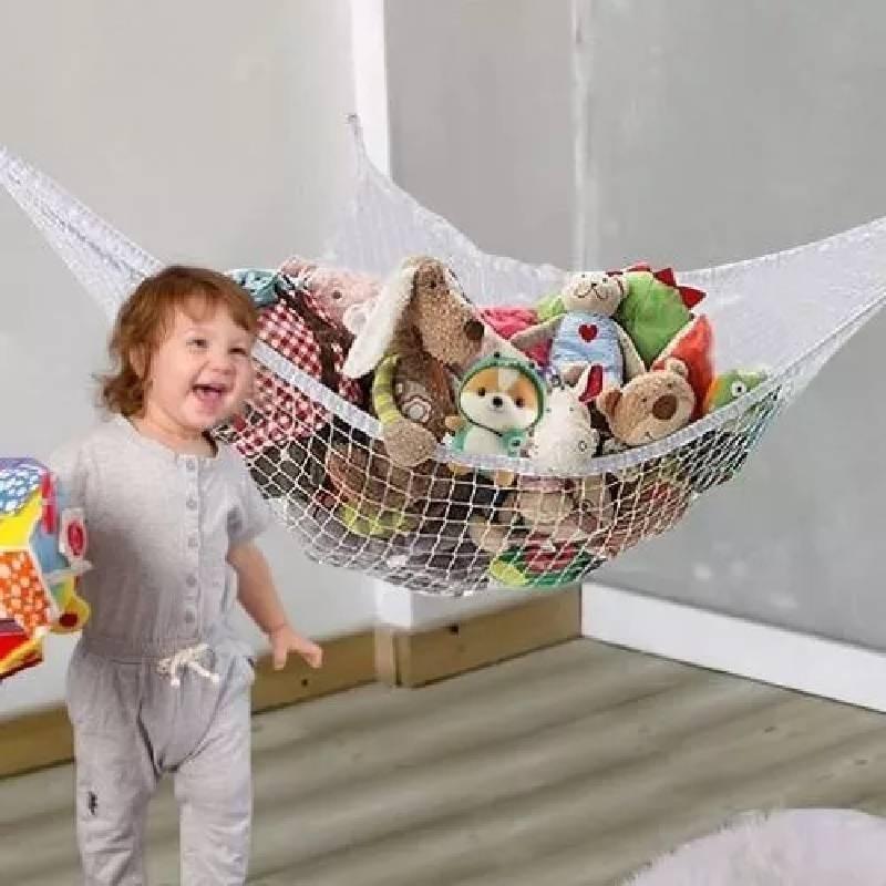 Kid Hammock Toy Net Organize Corner Plush Toys Chlid Doll Storage Mesh Bag Net