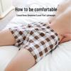 LANGSHA Men's Pure Cotton Loose Boxer Shorts