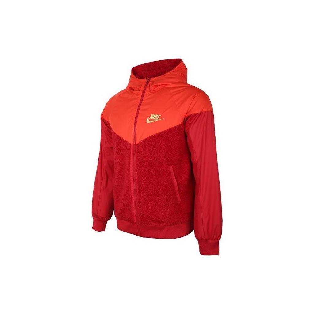 Nike Kids Color Block Design Logo Embroidered Zipper Hoodie Jacket Kids Jackets AA0069-687