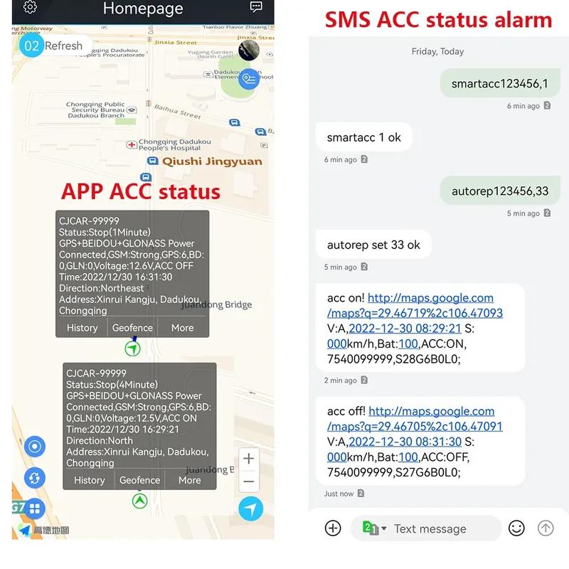 4G Mini OBD GPS Tracker Car ACC Status Location Shock Move SMS Call Alarm Tracking Geofence Locator Free APP IOS Andriod