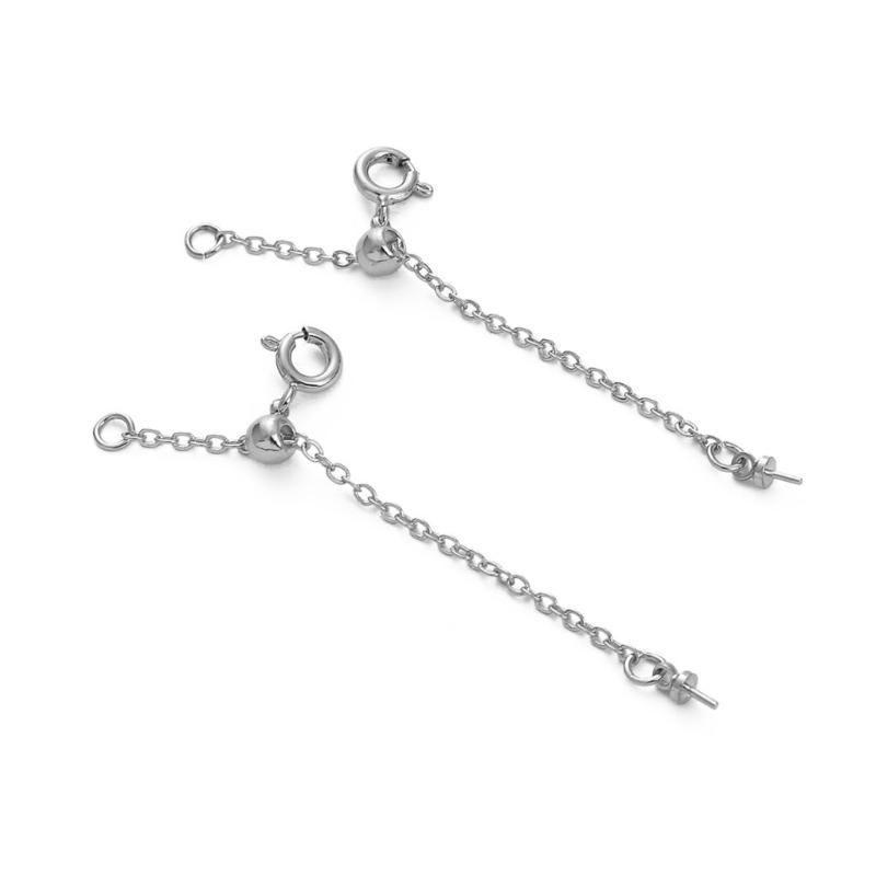 Multipurpose Adjustable Length Chain Lobster Clasp Extension Chain Charm Pendant for Comfort Fits Jewelry Accessory