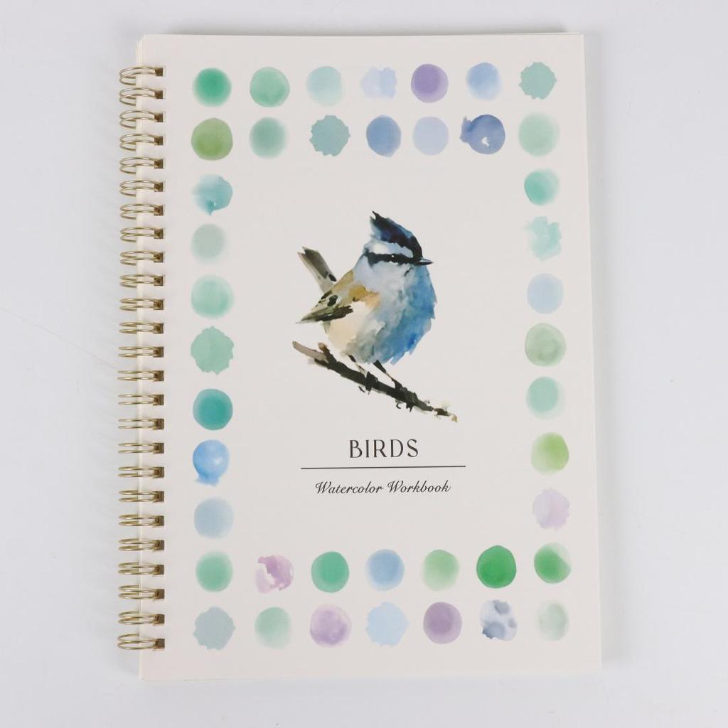 Enhanced Non-Bleeding Watercolor Painting Book