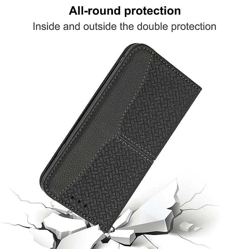 Magnet Leather Case For Huawei Pura 80 Ultra 70 Pro Plus P30 Lite Flip Case Cover For Honor 600 400 200 Pro 90 70 50 20 Lite 20S
