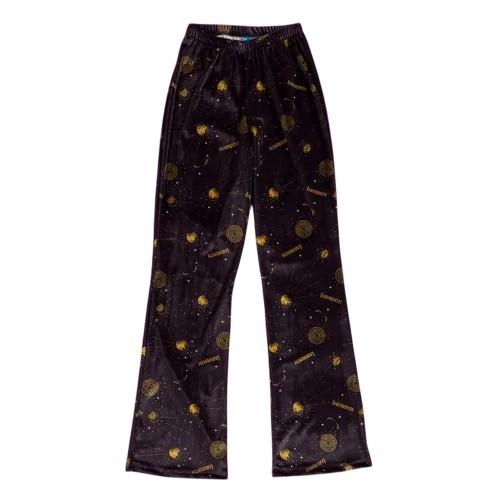 Labyrinth Womens/Ladies Velvet Celestial Flared Leg Trousers