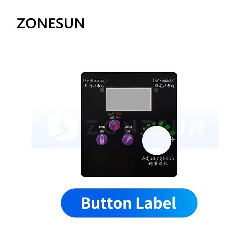 ZONESUN Rollers Sensor Accessory for ZS-GLF1 and ZS-GLF1P Sealing Machine Button Label