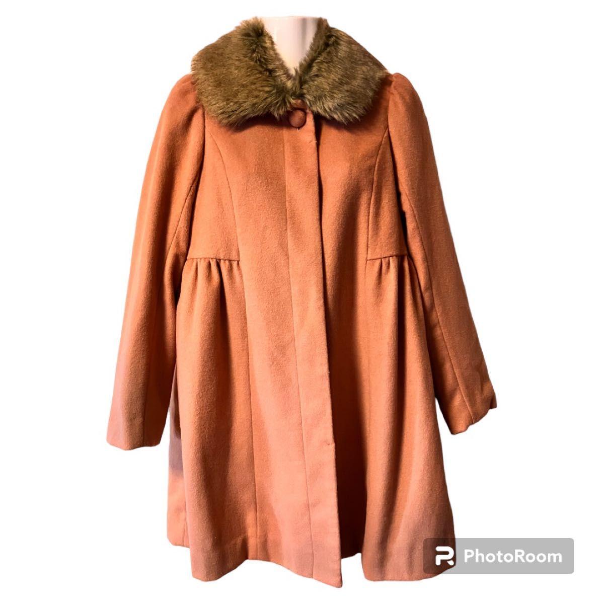 earth music & ecology classical long pink S long coat new and unused