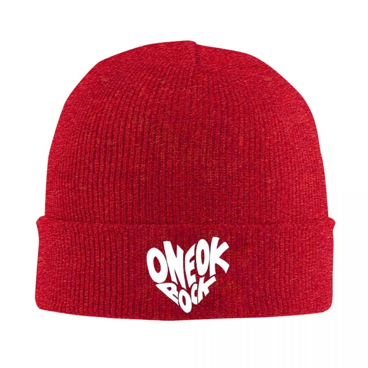 

One Ok Rock Tulisan Japan Warm Knitted Cap Fashion Bonnet Hat Autumn Winter Outdoor Beanies Hats for Unisex Women Adult One Size