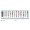 Tabella degli Accordi per Chitarra Poster degli Accordi per Chitarra per Principianti Laminato Tabella degli Accordi per Chitarra Guida di Riferimento Educativa Cheat Sheet