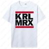 KRL MRX T-Shirt Kommun Is Mus So Zialis Mus Marx Revolution Castro Lenin Engels Grafik T-Shirts Unisex Baumwolle Mode Vintage Tee