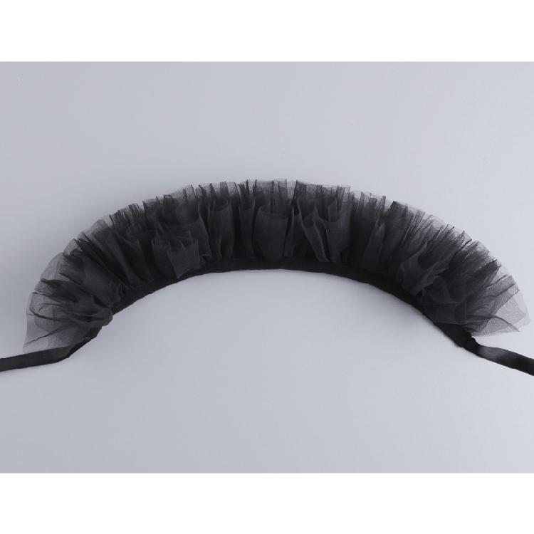 Vintage Detachable Collar Multilayered Mesh Collar for  Colonial Outfit Lace Jabot Collar Cosplay Costume Neckwear