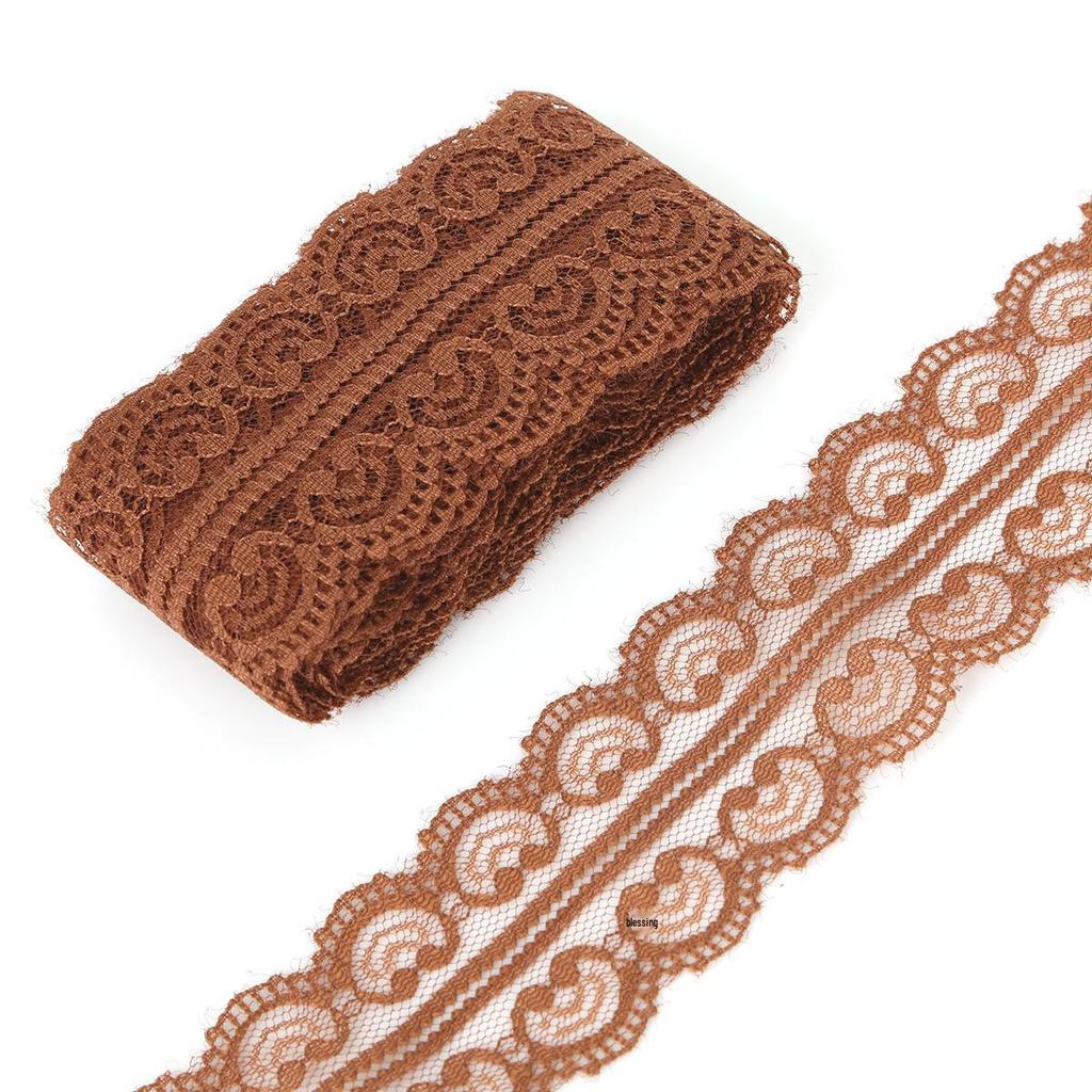 Koronka bez rozciągliwości - 5 jardów Dekoracyjny dodatek do odzieży DIY