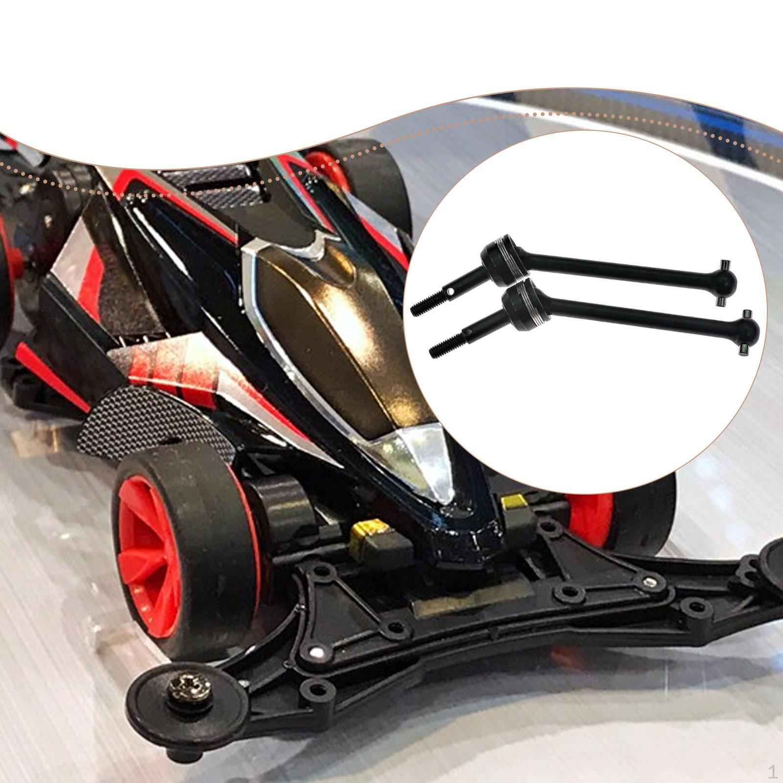 

2Pcs 1/10 RC Car Drive Shaft Set Vehicle Axles Easy Installation Spare Parts for Fighter