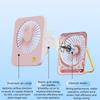 Ultra-thin Desk Fan 180° Adjustable Electric Fan Portable Foldable Table Fan  Home