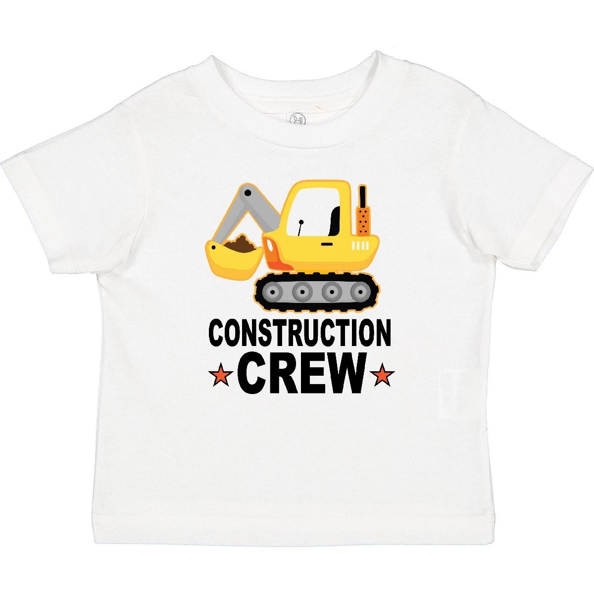 Inktastic Future Construction Worker Crew Baby T-Shirt Childs Boy Outfit Shower 100