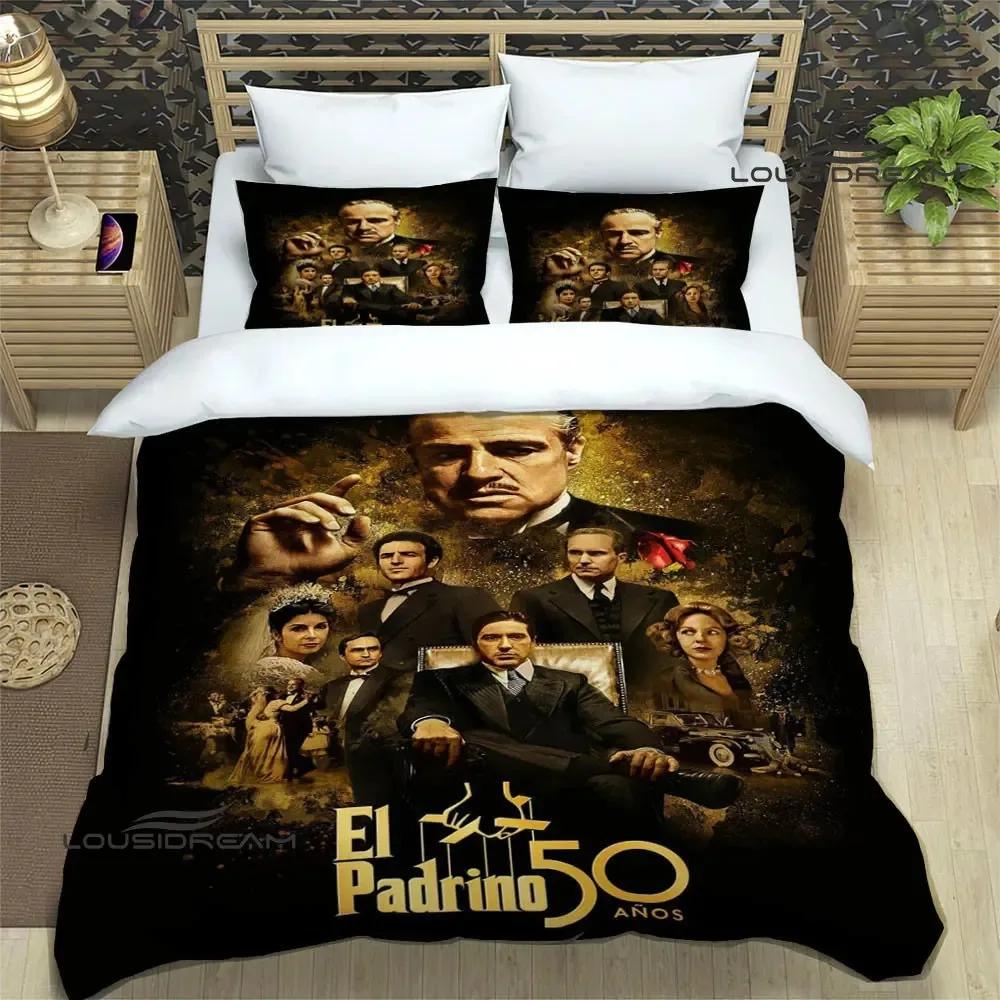 The Godfather Printed Bedding Sets Exquisite Bed Supplies Set Duvet Cover Bed Comforter Set Bedding Set Luxury Birthday Gift