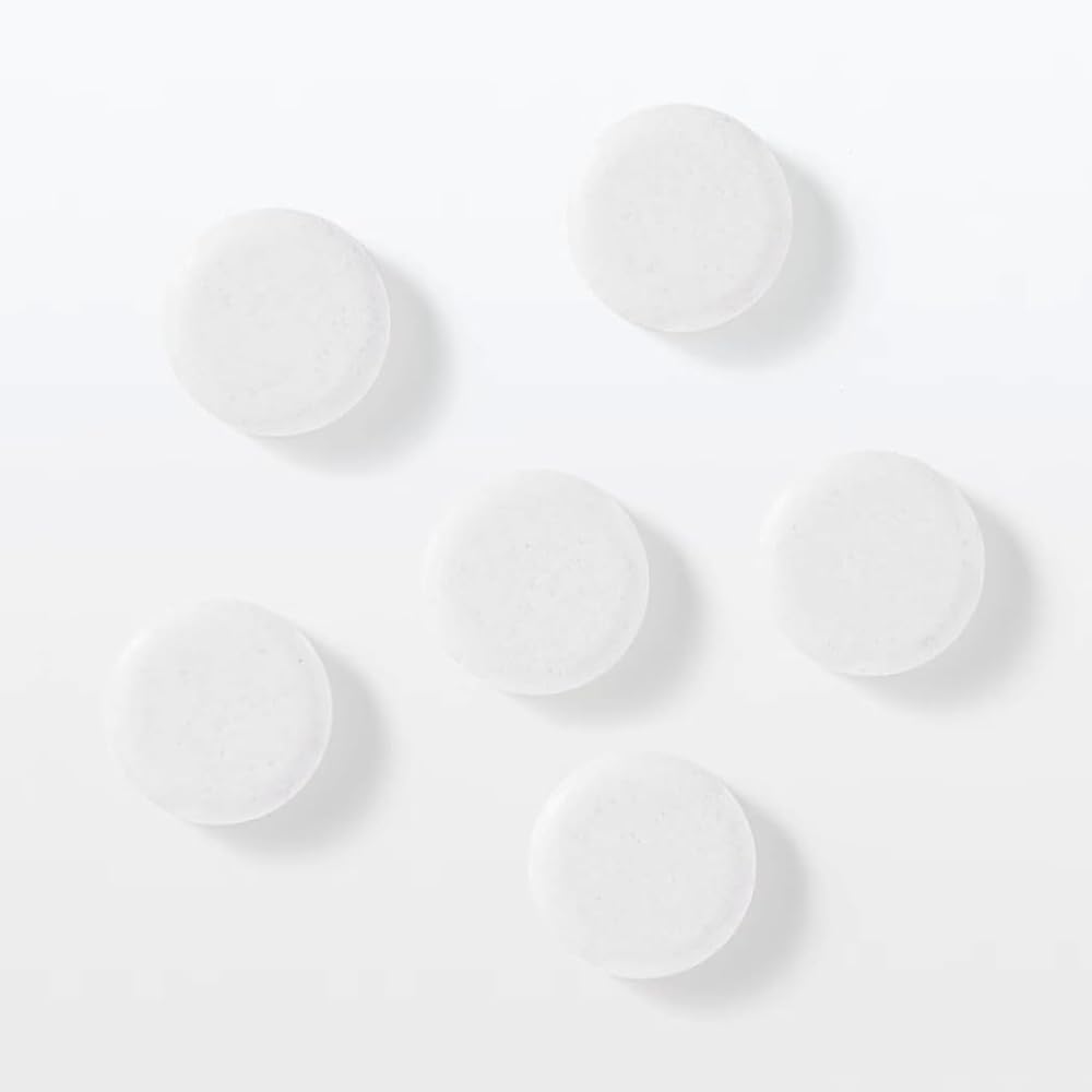Muji Toothpaste Tablets Lemon 20 Pieces (10g) x2 Portable Oral Care Mouthwash Chewable Tablets