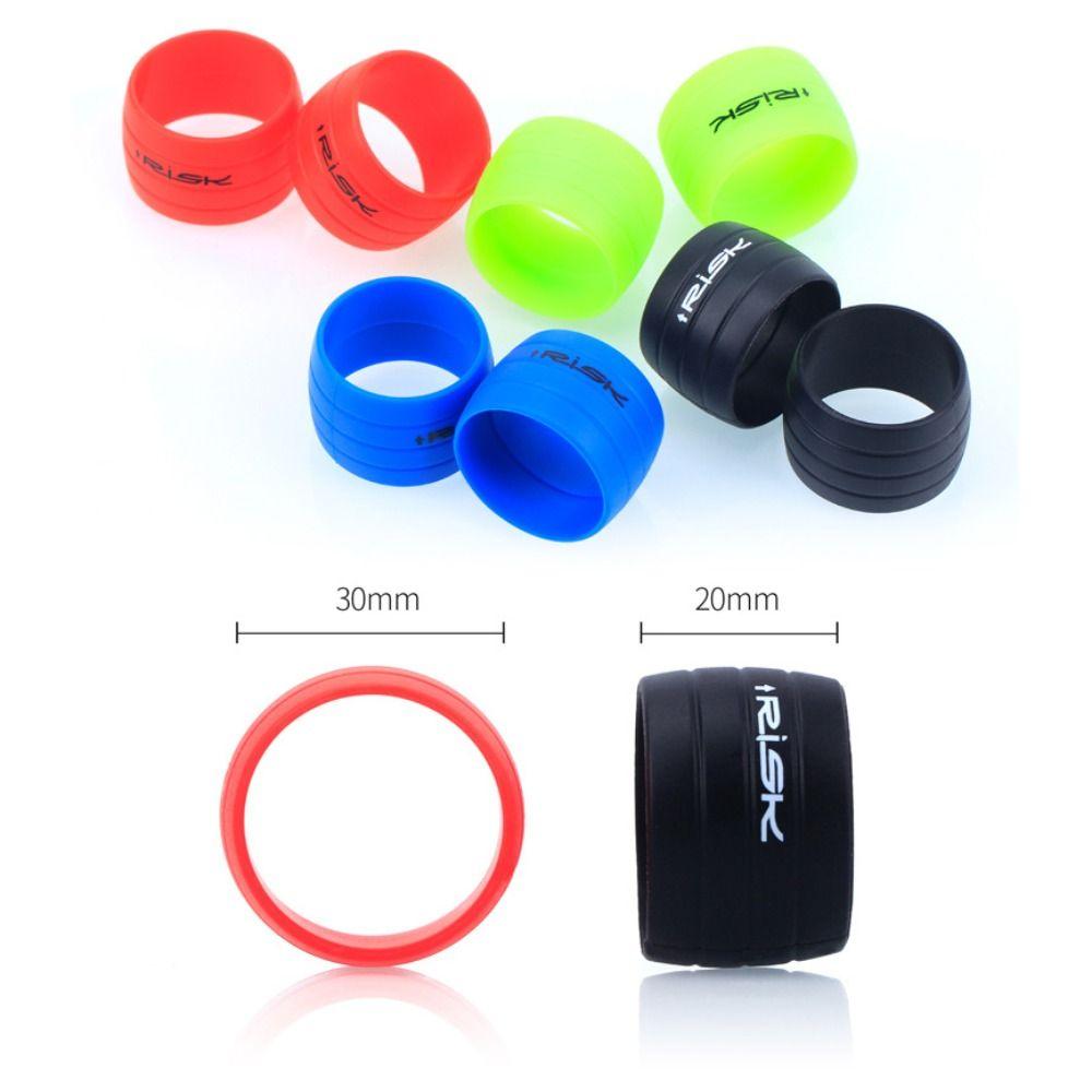 Non-Sleeve Handlebar Tape Plug Fixed Ring Anti-skip Anti-jump Bicycle Handlebar Tape Waterproof Elasticity Road Bike Fixing Belt