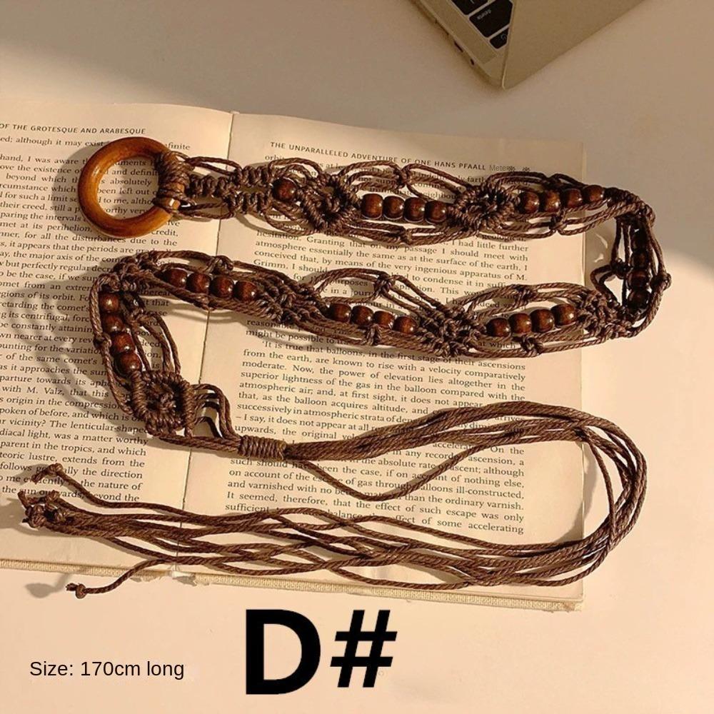 Hand Woven Body Chain Retro Jewelry Accessories New Belt Strap Women