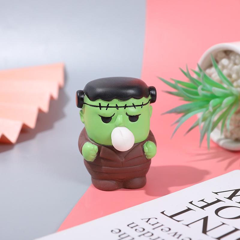 

Праздничные виниловые игрушки-антистресс в виде животных для международной торговли: Веселые, хитрые щипки и выдувание пузырей на Рождество и Хэллоуин