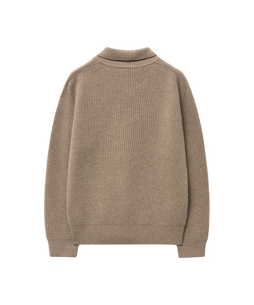 IOLO Alain Collar Knit_Beige