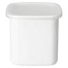 Noda Enamel Square Storage with Seal Lid 65300 S  65301 M  65302 L