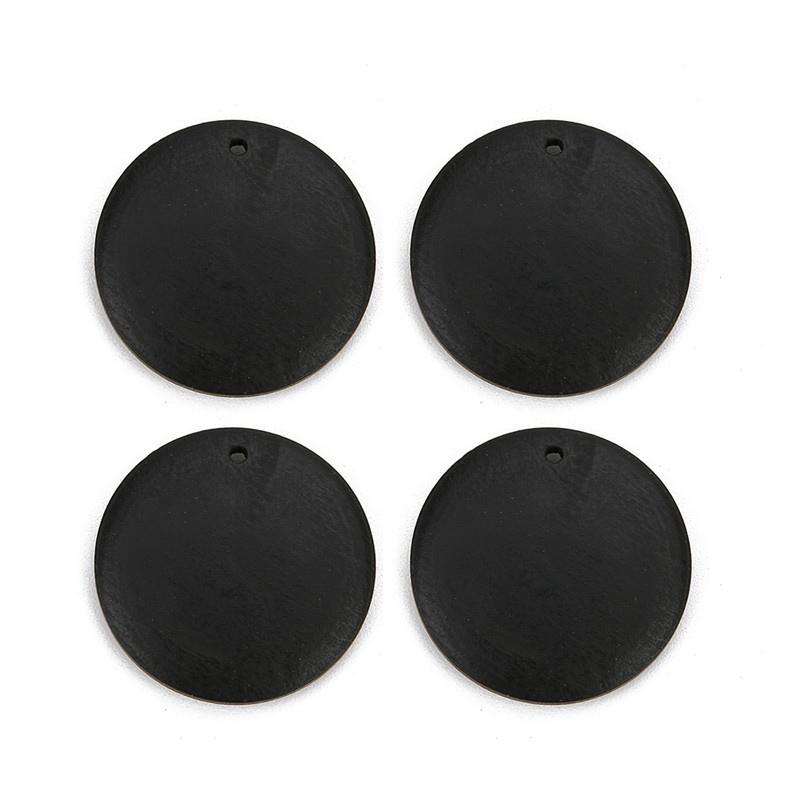 

30pcs/lot 20/25/30mm Natural Wood Beads Flat Round 1.5mm Hole Loose Wood Spacer Beads For DIY Jewelry Making 9color 20mm чёрный