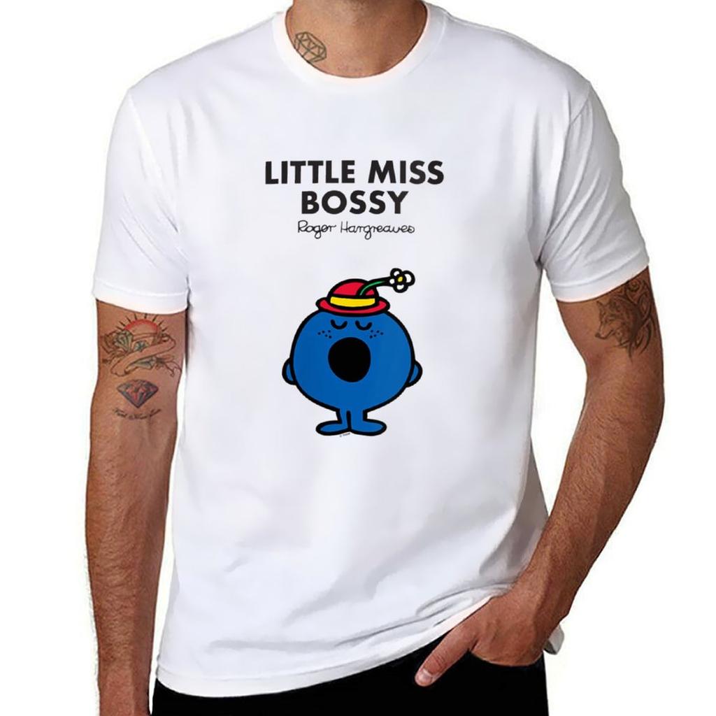 Unisexs Mr Unisex Little Miss Bossy Tshirt Basic Daily Outfit Short Sleeve Tee Tshirt