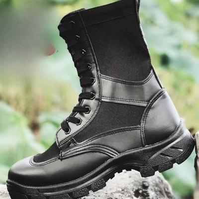 Unisex Παπούτσια με Ψηλό Πάνω Μέρος Διχτυωτές Αναπνέουσες Μπότες Προπόνησης Casual Μπότες από Καμβά Παπούτσια Εργασίας Ασφαλείας Ανδρικές Μπότες Μάχης Ερήμου Botas