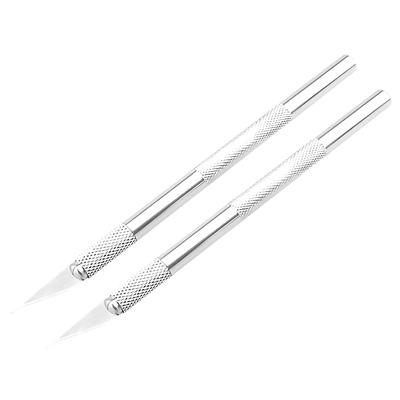 1PC Craft Knife Premium Silvery Metal Carving Tool With Blade Scrapbooking Tools High Quality Craftsmanship Artists Supplies ZYF