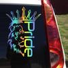 Die-Cut Vinyl Decal Lion Pride Car Sticker Waterproof Auto Decors