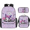 3D Animation Three-Piece Yugui Dog Cartoon Primary And Secondary School Students Schoolbag Children'S Backpack