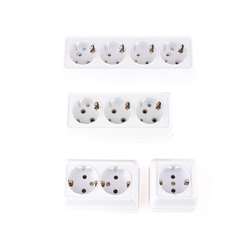 

Настенная стеклянная панель, вилка розетки, заземленная электрическая розетка европейского стандарта, многоходовая настенная розетка