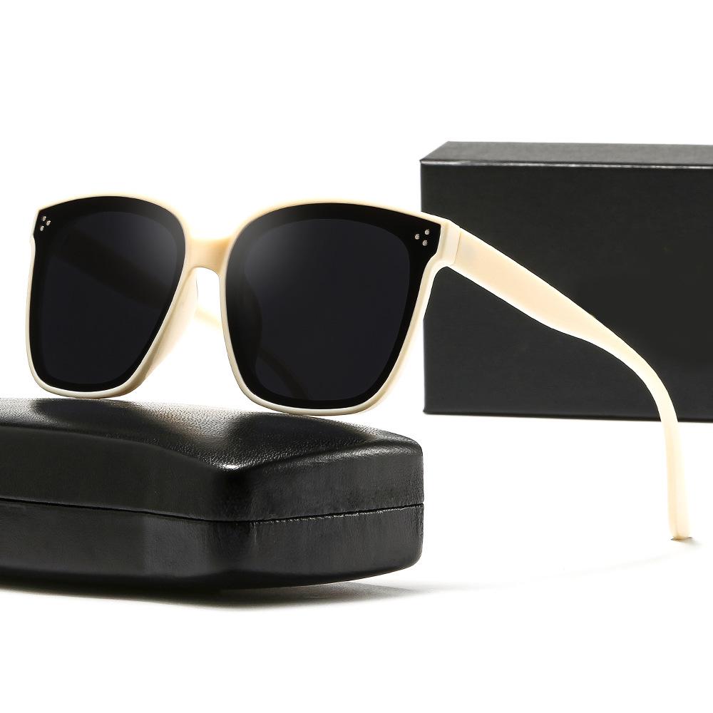Women's Retro Korean Style Slimming White Sunglasses & Men's Polarized Sunglasses