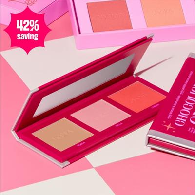 Schokoladiger Wangenknochen (Highlighter- & Bronzer-Palette) jeweils 2,5 g