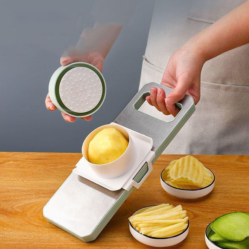 Thickened Stainless Steel Wire Cutter, Extra Thick Multifunctional Potato Shred Cutting Tool, Stainless Steel Wire Scraper, Garlic Slicer