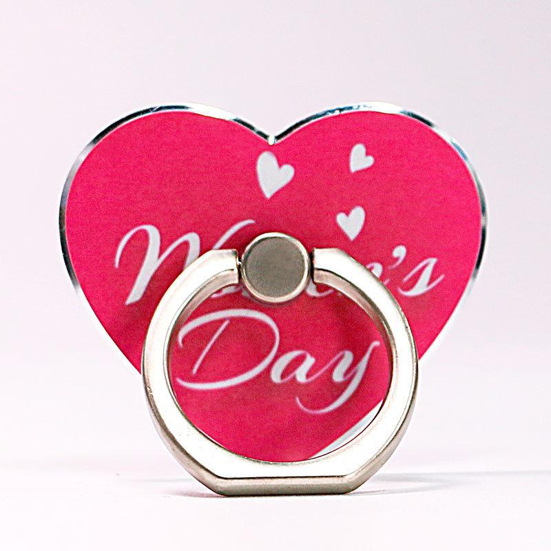 

Милая мультяшная подставка для телефона и держатель для кольца на палец Painted Heart 07