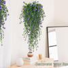 Outdoor Artificial Green Plant Vine Eucalyptus Camellia Wedding Fake Flower Ceiling Flower Vine Vine Simulation Wisteria Flower Wall Hanging