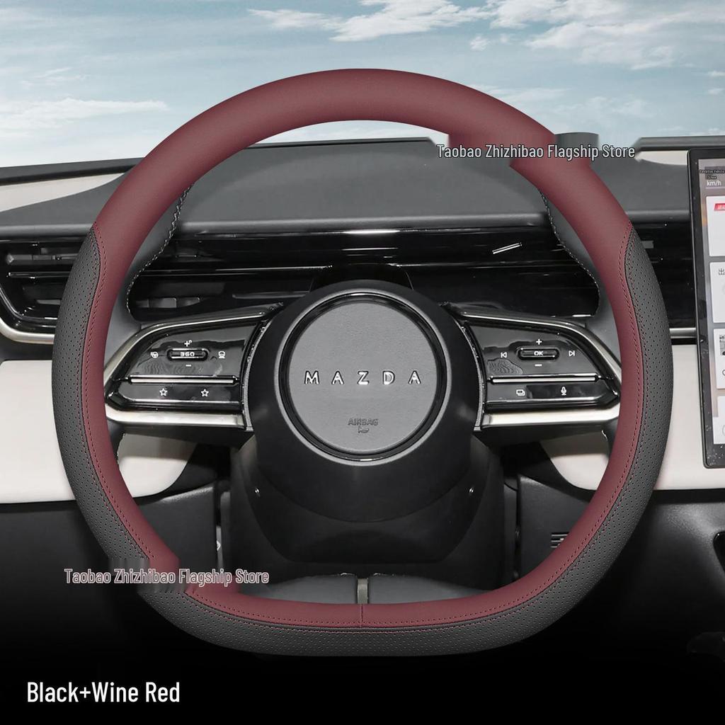 2025 Mazda EZ60 Steering Wheel Cover: Ultra-Thin, Non-Slip, Sweat-Absorbent, All-Season Car Interior Decoration
