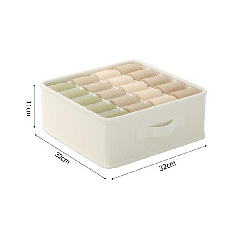 1/3pcs White Underwear Storage Box Socks Underwear Storage Drawer Division Multifunctional Household Wardrobe Classification