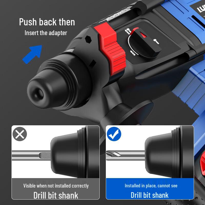 Karay Luban Cordless Brushless Impact Drill & Hammer CN plug (adapter included)