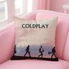 Sustainable Fashion Band CColdplay star Cushion Cover Linen Pillowcase Cover Soft Decor for Sofa Home Room