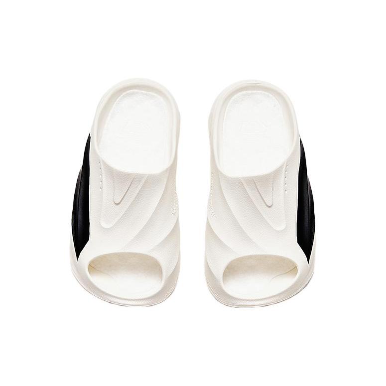 New Anta Nitrogen Bubbles Slide Slippers Women's White Black 122321801-3