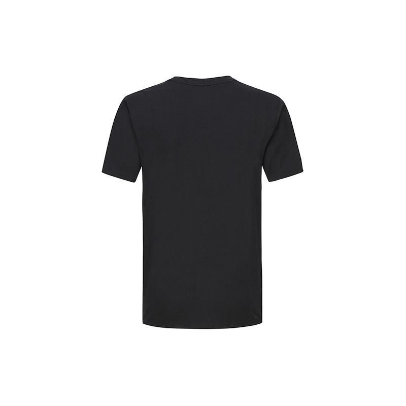adidas Classic Comfortable Breathable Logo Print Knitted Crew Neck Short Sleeve T-Shirt Unisex Tops Black White ADICLTS24TK-BW